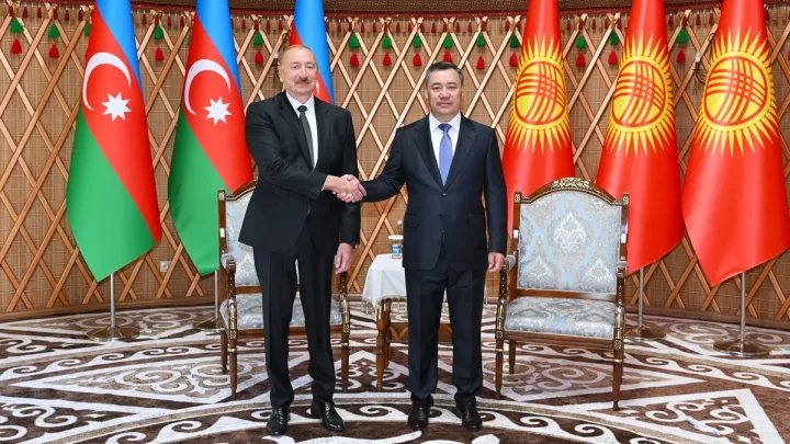 Azərbaycan və Qırğızıstan prezidentləri təltif olundu