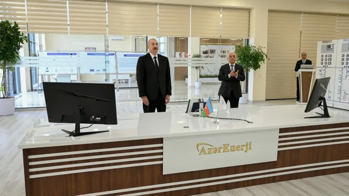 Prezident "Yeni Səngəçal" yarımstansiyasının açılışında iştirak etdi -