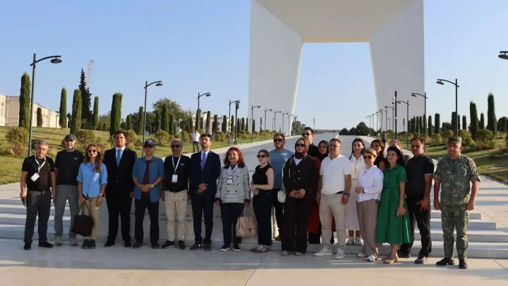 Türkiyənin media nümayəndələri Xankəndidə işlərlə tanış oldular